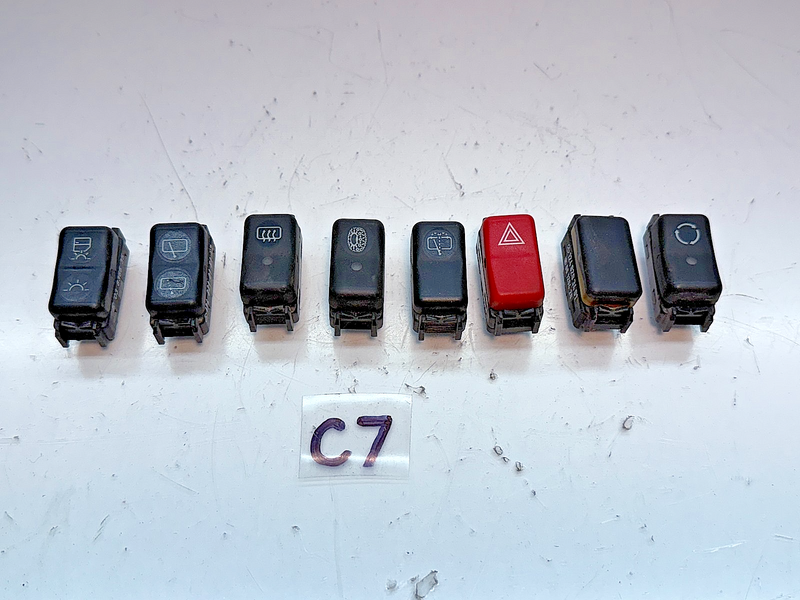 OEM LOT Mercedes-Benz W124 E-Class Switch Interior Switches 1248210251 C7
