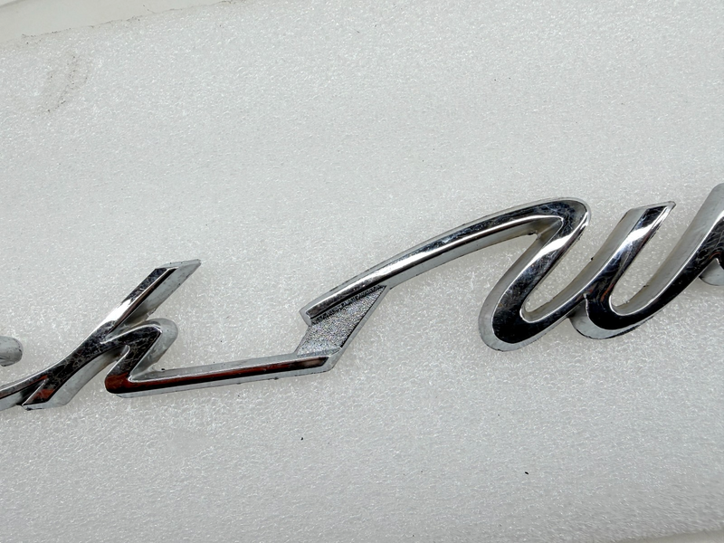 OEM 1966 1967 Ford Ranch Wagon Fender Chrome Emblem C69-25