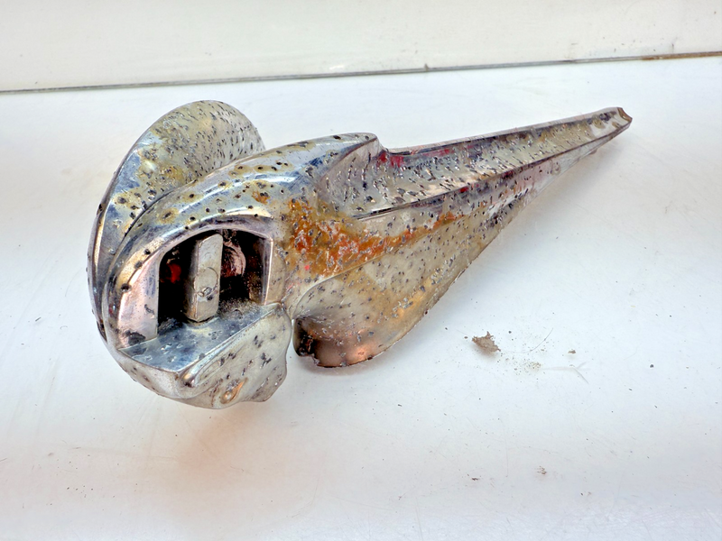 VINTAGE OEM 1953 DODGE RAM Chrome HOOD ORNAMENT 1373215 Rat Rod B83-67
