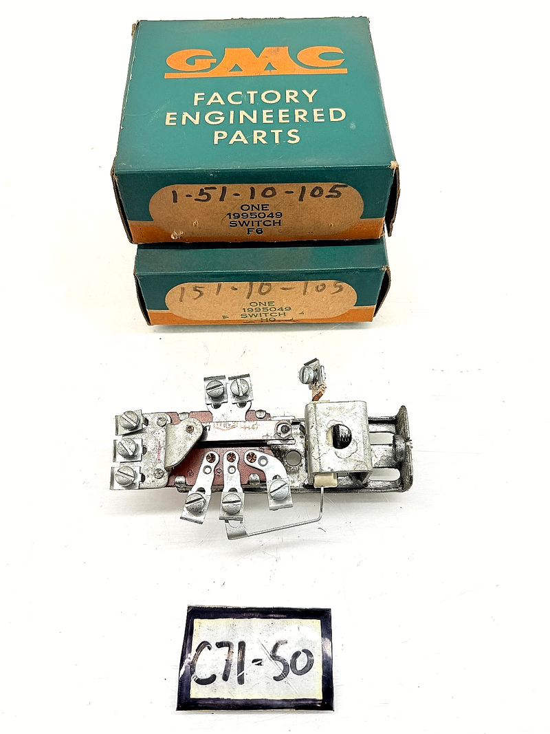 NOS 1947 - 1955 Chevrolet Car Truck GMC 1949 Buick Cadillac Headlight Switch C71