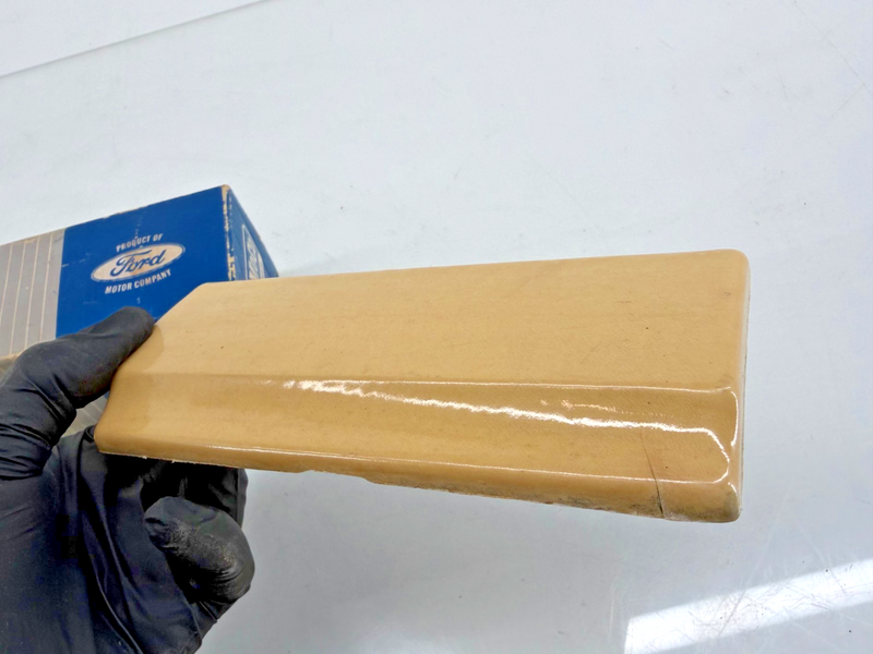 NOS 1966 FORD COUNTRY SQUIRE RANCH WAGON WOODGRAIN GAS FUEL FILLER DOOR TRIM C56