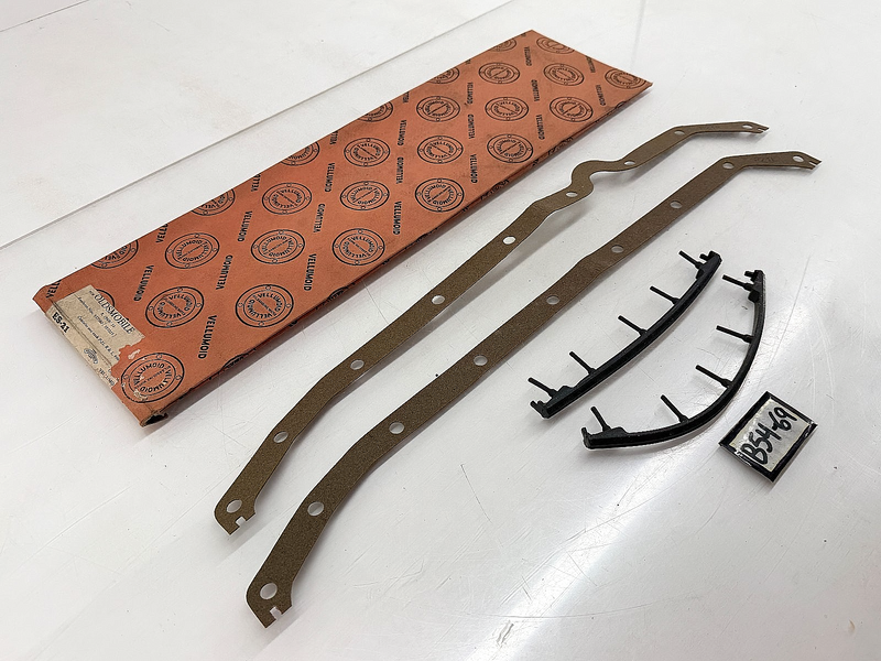 NOS 1957 1958 Oldsmobile GMC Vellumoid Oil Pan Gasket Set ES-21 HS 1980 B54-69