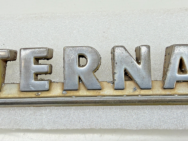 OEM 1950 - 1968 International Truck Chrome Side Nameplate 82195-R1 E9-77