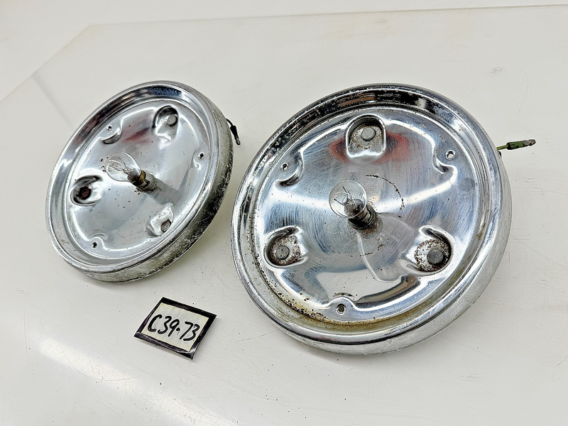 OEM 1956 Ford Fairlane T-Bird Crown Victoria Chrome Rear Light Housing C39-73