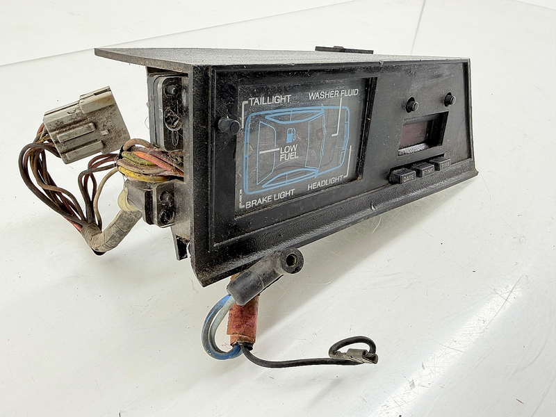 OEM 1984 - 1986 Ford Mustang Center Console Clock Information Display C65-1