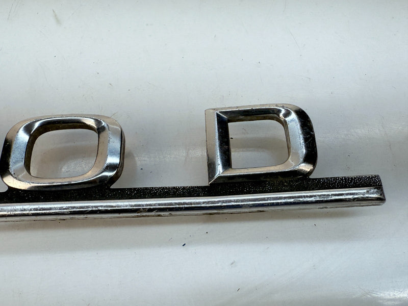 OEM Mercedes Benz 300D W116 W123 Rear Trunk Lid “300 D” Badge Emblem Logo E5-28
