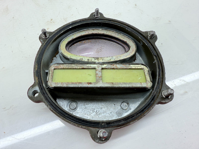 OEM 1950's Kaiser Willy M38 MC Jeep Rear Stop Light Turn Signal Lens Cover C40-4