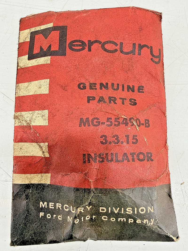 NOS 1957 Mercury Insulator Lower Suspension Stabilizer Sway Bar MG55490B C76-132