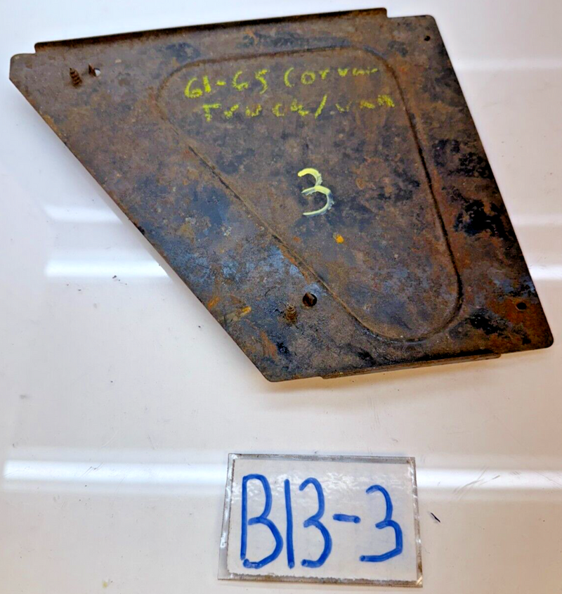 OEM 1961 - 65 Corvair Truck Van Engine Compartment Side Plate 61 62 63 64 B13-3