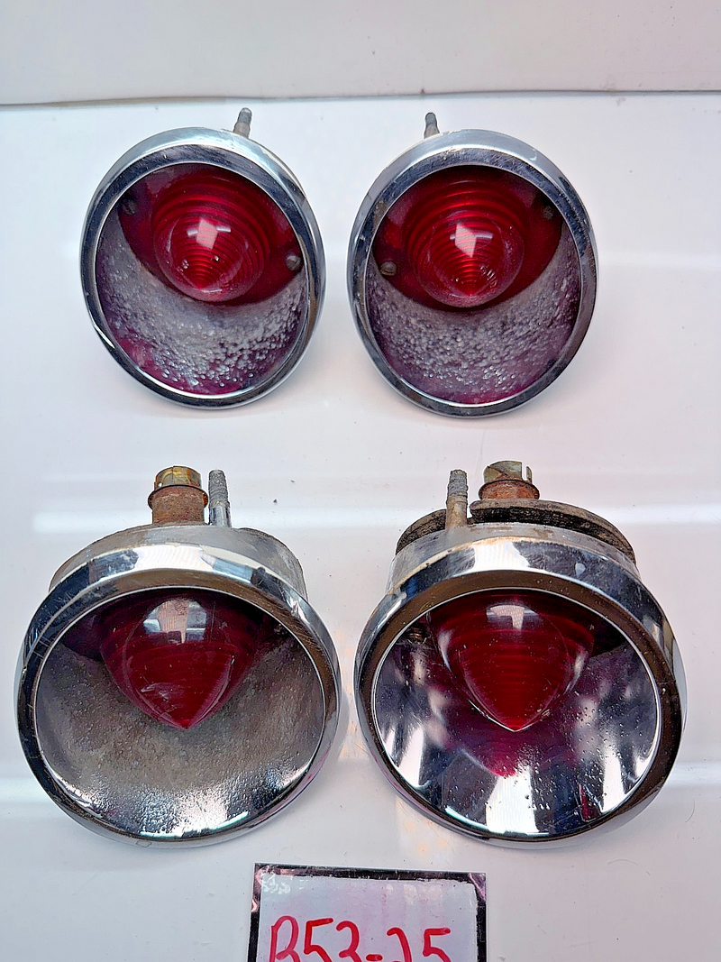 OEM 1963 – 1967 Corvette Tail Lamp Light Assembly Original GUIDE Set of 4 B53-25