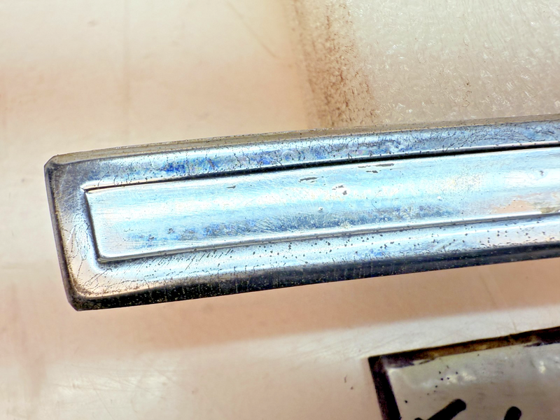 OEM 1960 Chevrolet Impala #7 Left Front Fender Chrome Molding Trim Louver E6-93