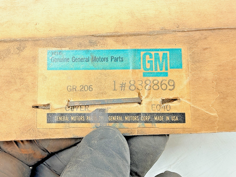 NOS 1937 - 1962 Chevy Master Impala Bel Air Crankcase Timing Cover 838869 C72-23