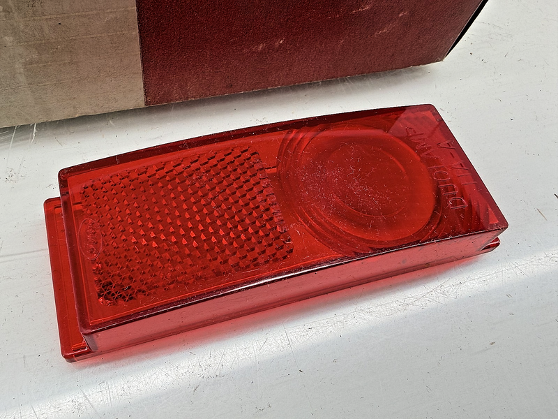 NOS 1948 - 1956 Panel Truck Ford Rear Lamp Lens 11A-13450-A C62-37