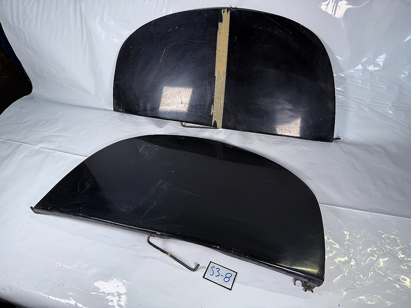 Vintage 1930s - 1940s Pair Teardrop Car Truck Fender Skirts Ford Chevrolet S3-8