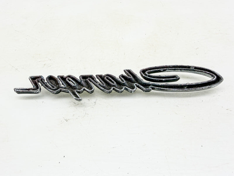 Vintage 1966 - 1974 DODGE CHARGER FENDER EMBLEM 2841886 E10-96