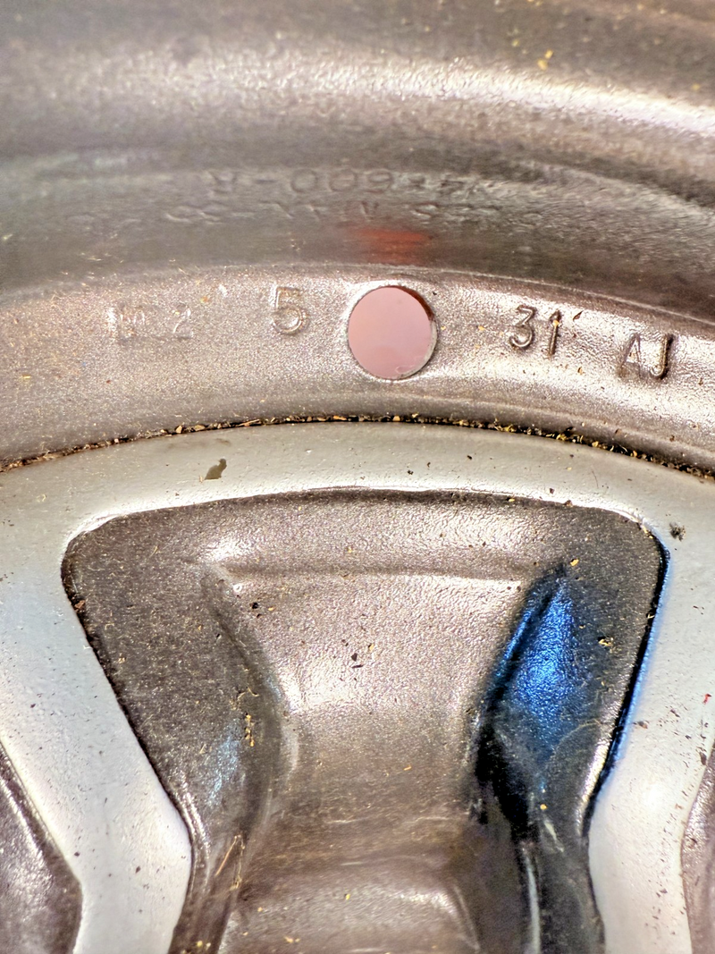 OEM 1982 - 1993 GM S10 4x2 Steel Rally Wheel 14x6 Styled 14077046 U38-1