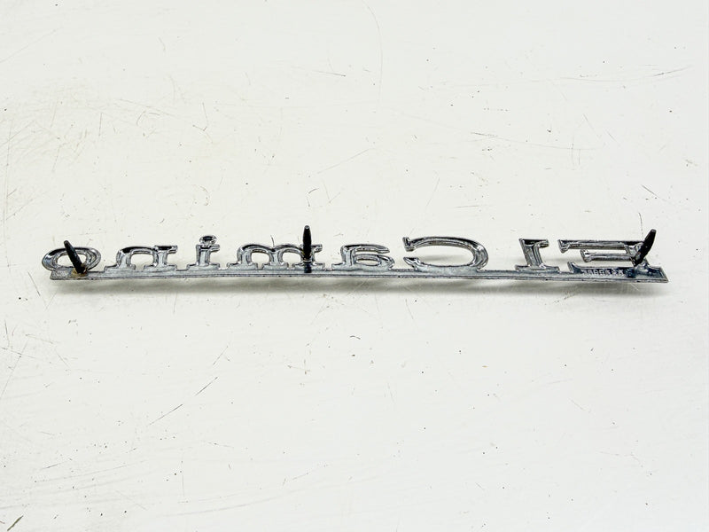 Vintage 1967 1968 1969 CHEVY EL CAMINO SCRIPT EMBLEM GM 3899528 E10-63