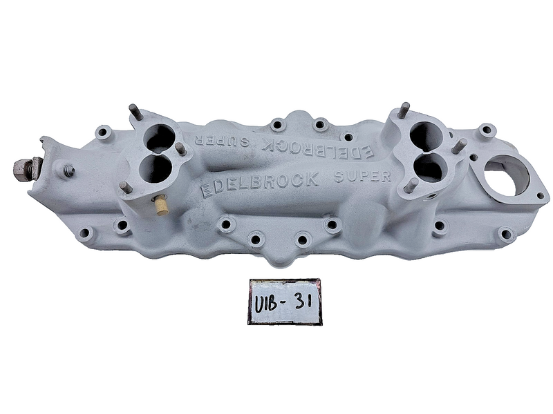 Vintage 1932-1948 Ford Flathead EDELBROCK SUPER Dual Carb Intake Manifold U1B-31