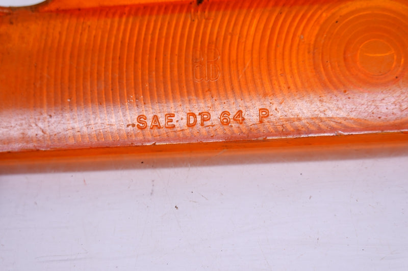 OEM 1964 PLYMOUTH LH TURN SIGNAL AMBER LENS SAE DP 64 P C53-48