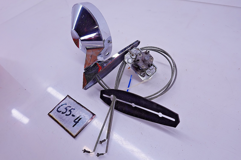 OEM 1965 1966 Ford Mustang Chrome Remote RH Passenger Outside Door Mirror C55-4