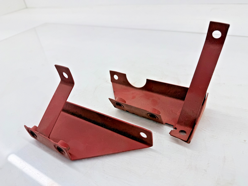 OEM Ford GPW Jeep Willys MB CJ M38 Air Cleaner Mounting Brackets "F" Mark C40-49