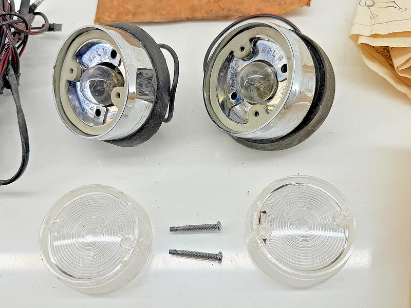NOS 1963 MERCURY METEOR STATION WAGON BACKUP LIGHT KIT C3YY-15499-A2 C60-7
