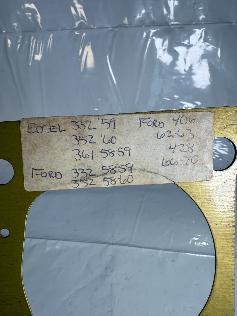 NOS VINTAGE HEAD GASKET FORD EDSEL 1958 - 1970 332 352 361 406 428 B54-29