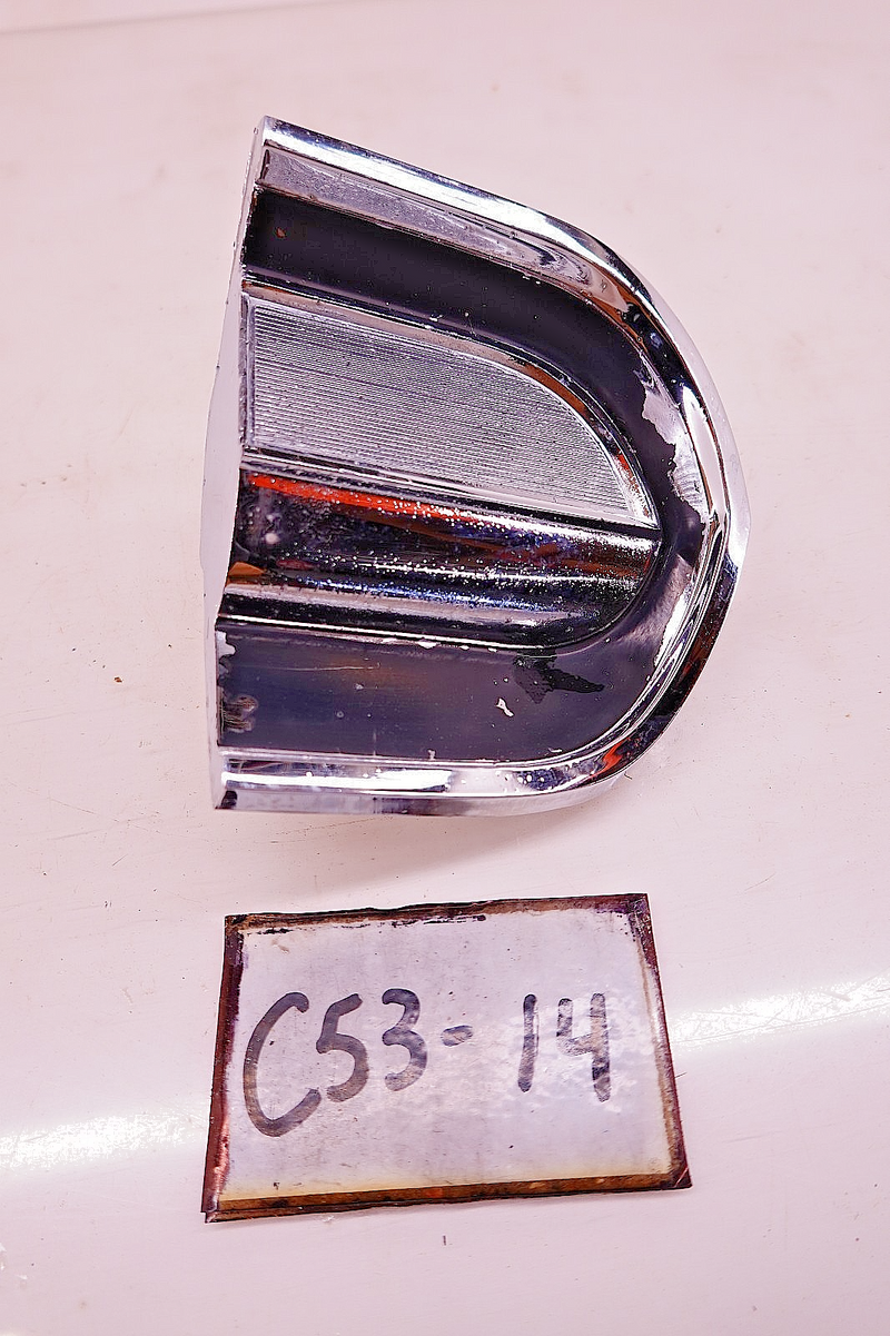 OEM 1965 Mercury Comet Caliente Cyclone Black/Chrome DASH RH TRIM BEZEL MOLDING