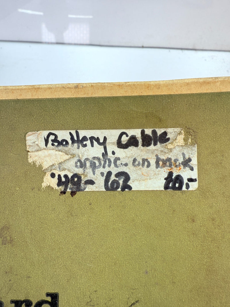 NOS 1940-59 GM Delco - Packard Ford Dodge Desoto Cadillac Battery Cable C23-18