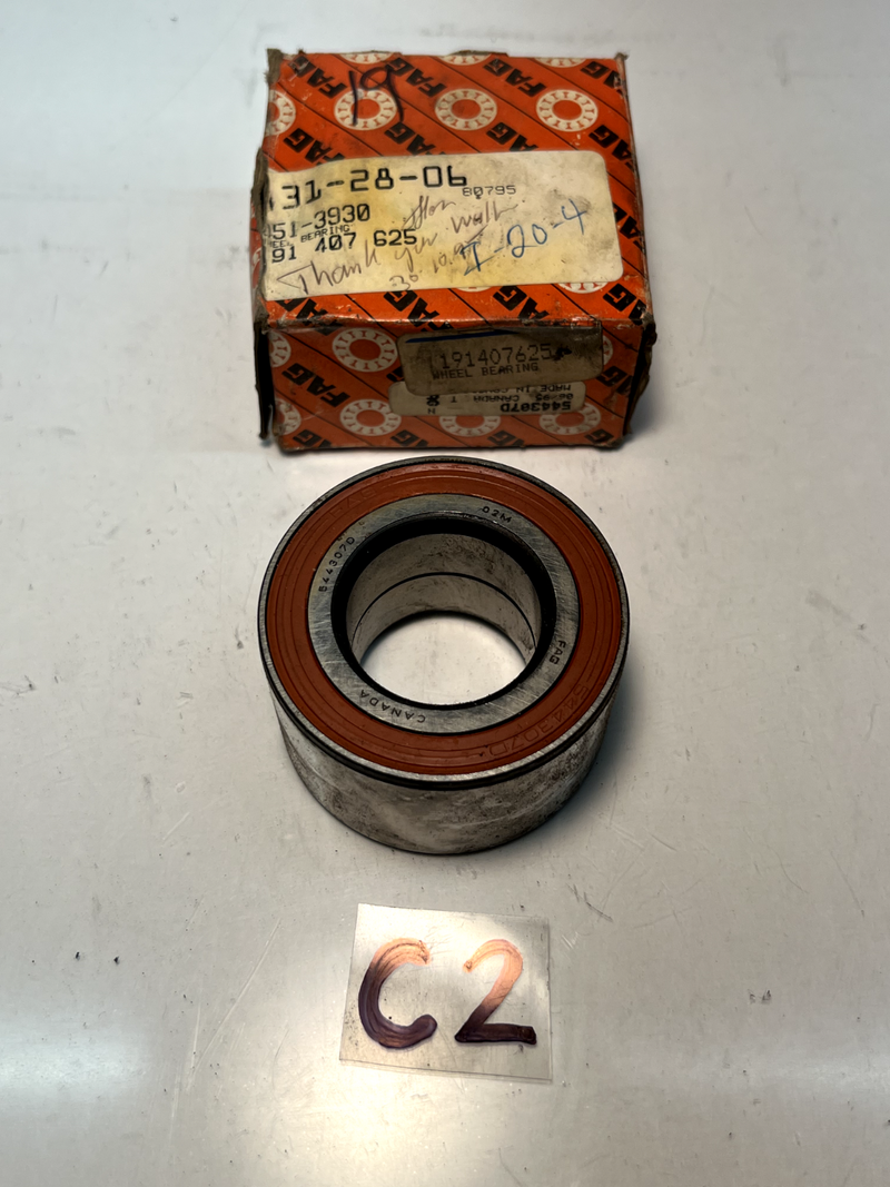 NOS FAG New Double Row Ball Bearing 544307D C2-19