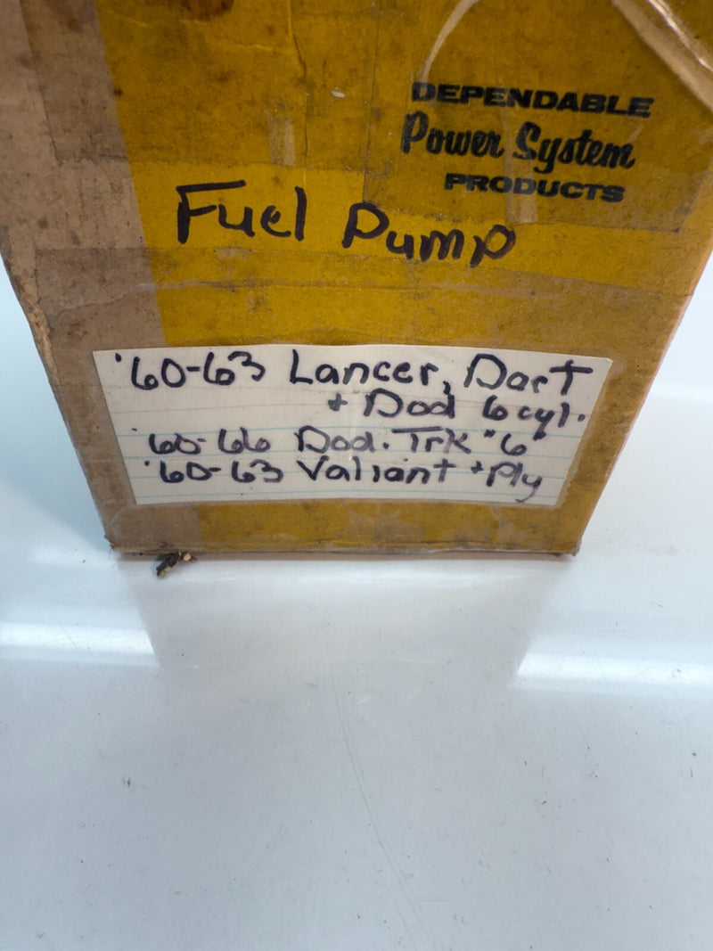 NORS Fuel Pump 1960 Dodge Plymouth 6 Cylinder Truck Dart Valiant 4880 F-85