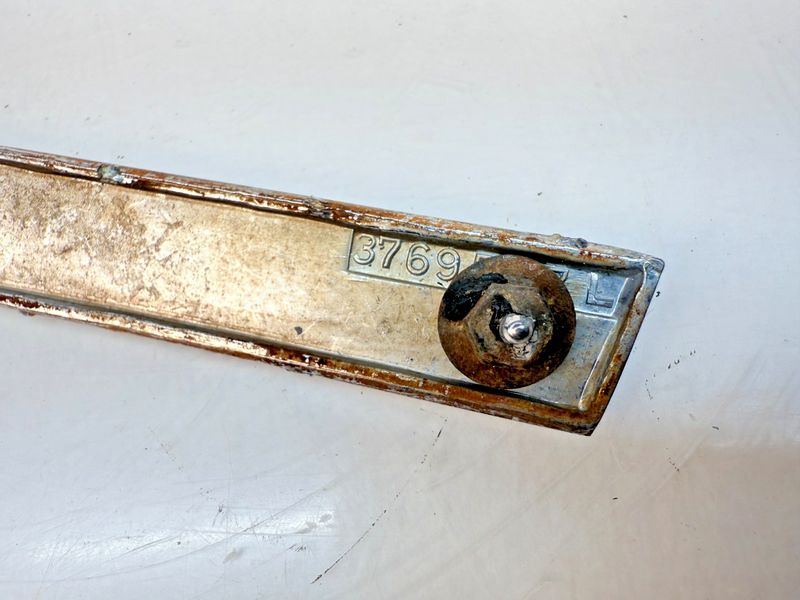 OEM 1960 Chevrolet Impala #7 Left Front Fender Chrome Molding Trim Louver E6-94