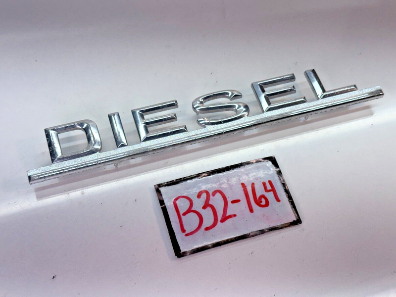 OEM DIESEL Mercedes Benz Trunk Lid Emblem 1238170015 W123 B32-164