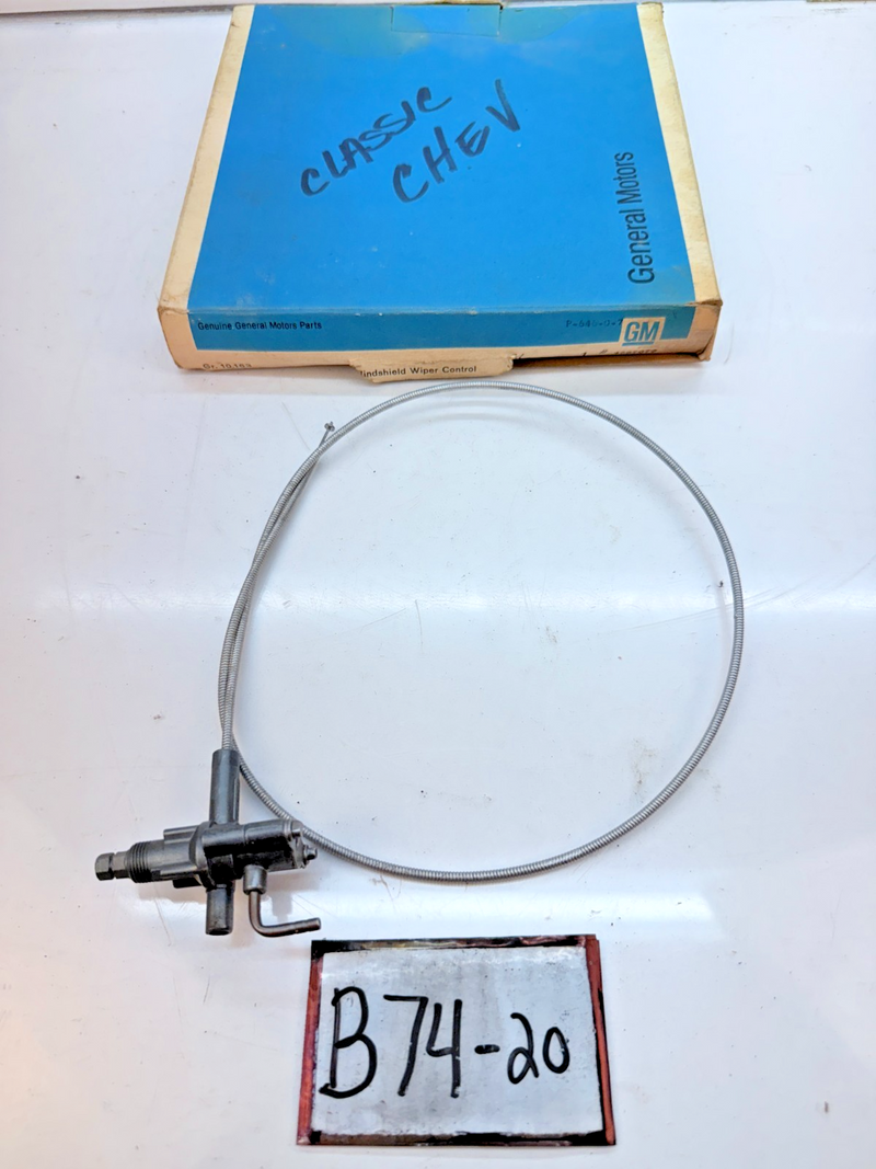 NOS 1955 - 1956 Chevrolet BelAir 210 150 Windshield Wiper Switch 4687079 B74-20