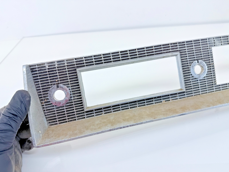 1956 CADILLAC SEDAN COUPE DEVILLE DASH MOLDINGS RADIO HEATER BEZEL TRIM B45-33