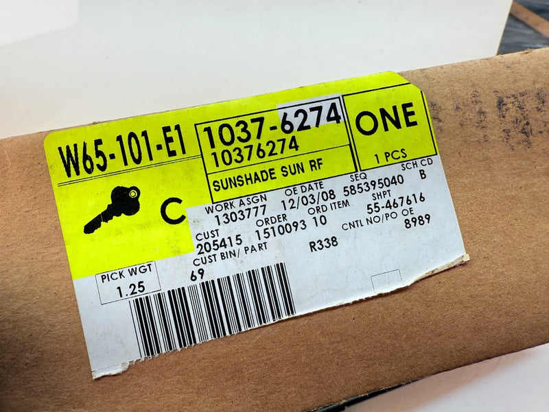 OEM GM 2004 - 2007 Chevrolet Malibu LT Rear Sun Roof Panel Sunshade 10376274 C29