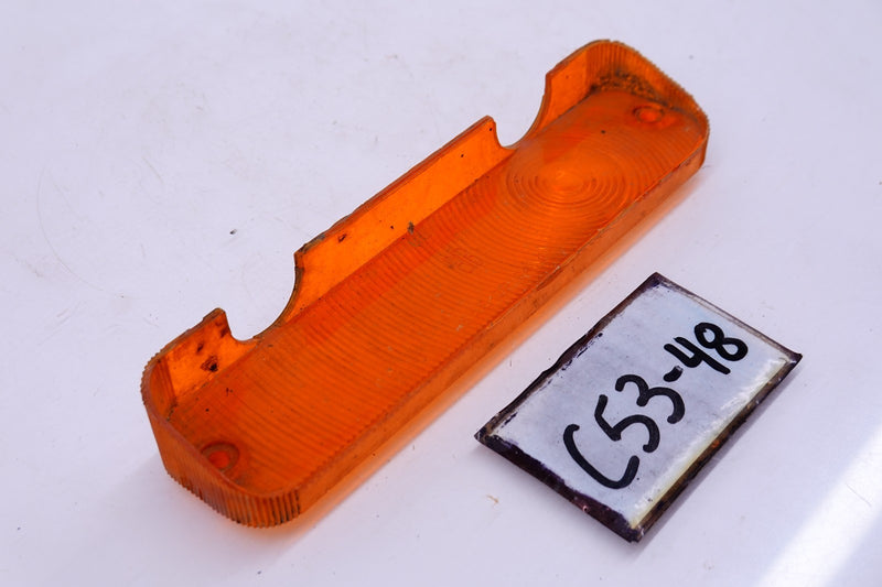 OEM 1964 PLYMOUTH LH TURN SIGNAL AMBER LENS SAE DP 64 P C53-48