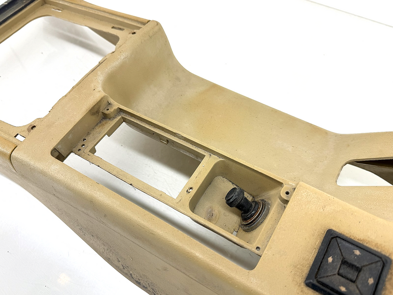 OEM 1987 - 1993 Ford Mustang Fox Body Center Console Tan E7ZB-61045A36-A U1B-105