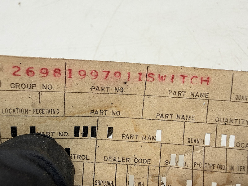NOS 1949 - 1954 Chevrolet Backup Light Switch Delco Remy 1997911 C76-120