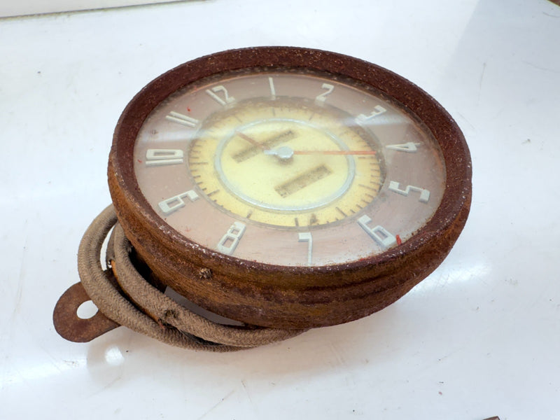 VINTAGE OEM 1947 BUICK DASH CLOCK ROSE GOLD B-23