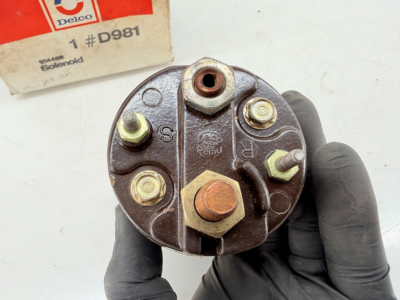 NOS 1964 - 1975 Chevy Pontiac Olds Z28 GTO 442 GS Delco Starter Solenoid C72-13