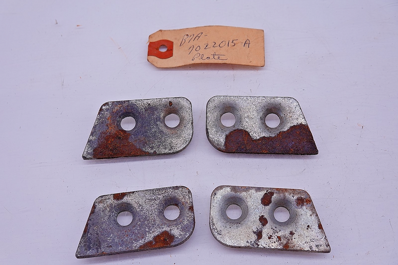 NOS 1957 1958 Ford / Mercury PAIR Door Lock Striker Auxiliary Plate B9A C54-17
