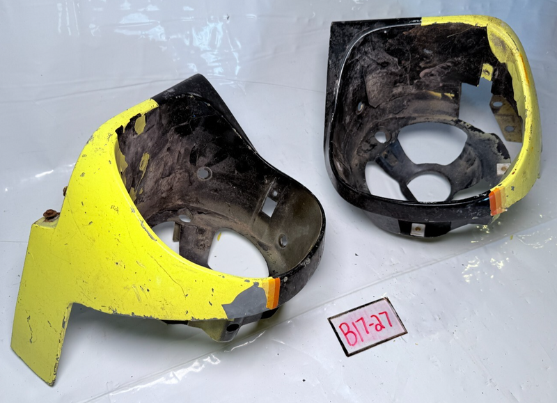 OEM 1974 - 1977 Chevy Camaro Pair Headlight Fender Extensions 74 75 76 77 B17-27