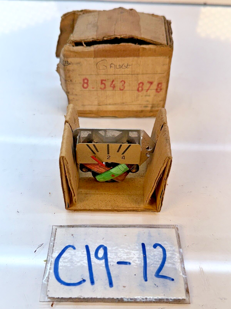 NOS 1956-1961 RENAULT DAUPHINE FUEL GAUGE Petrol Gasoline Level Meter C19-12