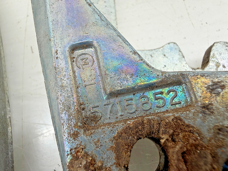 OEM 1963 - 1967 Corvette Left Right Door Stryker Plate 5715852 5715853 C67-163