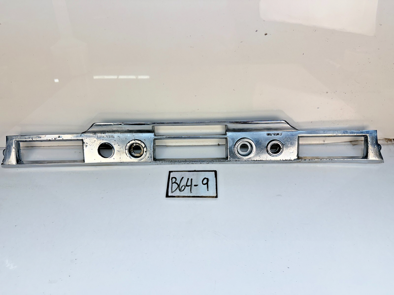 Vintage Lighter Wipers Chrome Dash Panel Part # CB17520 754706 B64-9