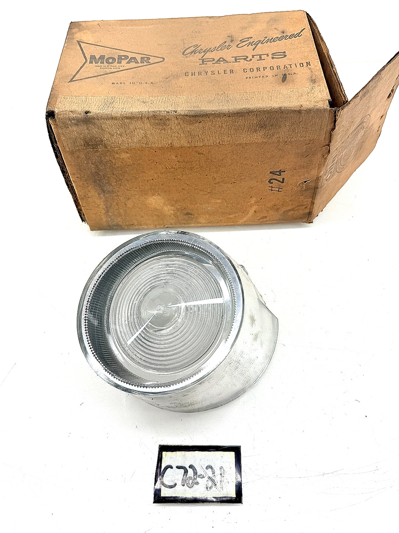 NOS 1957 Plymouth Suburban Wagon Reverse Back-up Lamp Light Lens 1753388 C72-21