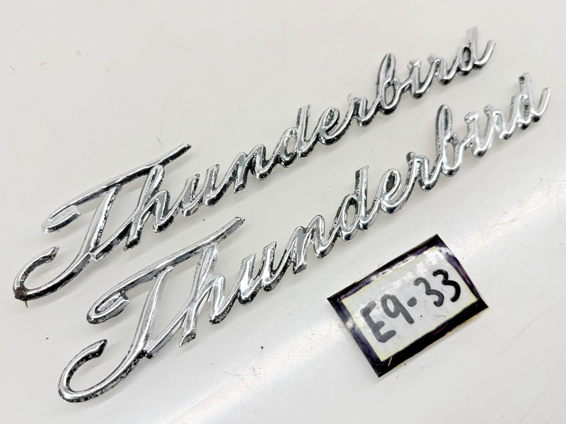 OEM 1960 - 1969 Ford Thunderbird Emblem Badge Pair C5SB-63291A36-A E9-33