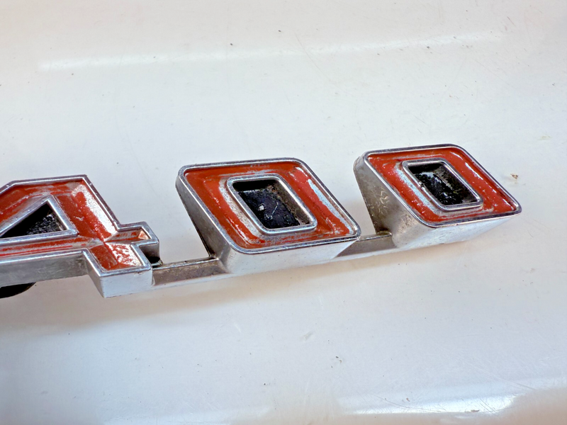 OEM 1968 69 70 71 1972 GTO LEMANS 400 ROCKER PANEL EMBLEM 9791519 B32-269