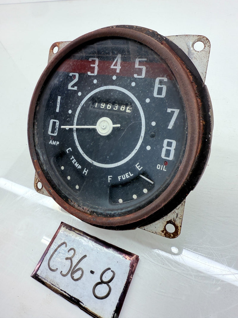 OEM 1956 1957 Willys Jeep CJ5 CJ6 Speedometer Gauges Cluster CJ 80mph C36-8